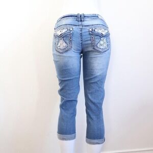 y2k wallflower low rise jean capris‎